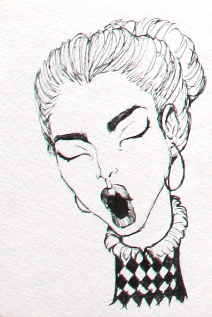 Detail from 12 Girls by Brianna McCarthy — Erotic Art Week archive photograph